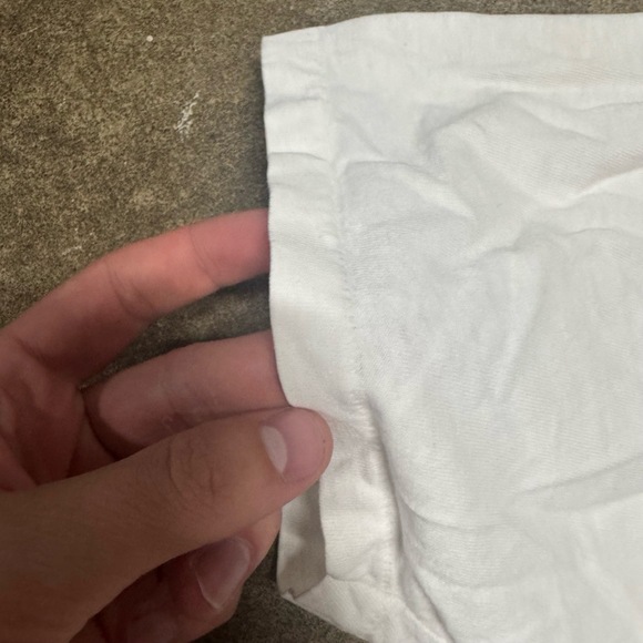 ONEITA POWER-T Mens XL White Graphic T-Shirt Vintage A Garden Story Floral Art 9 - Picture 3 of 7